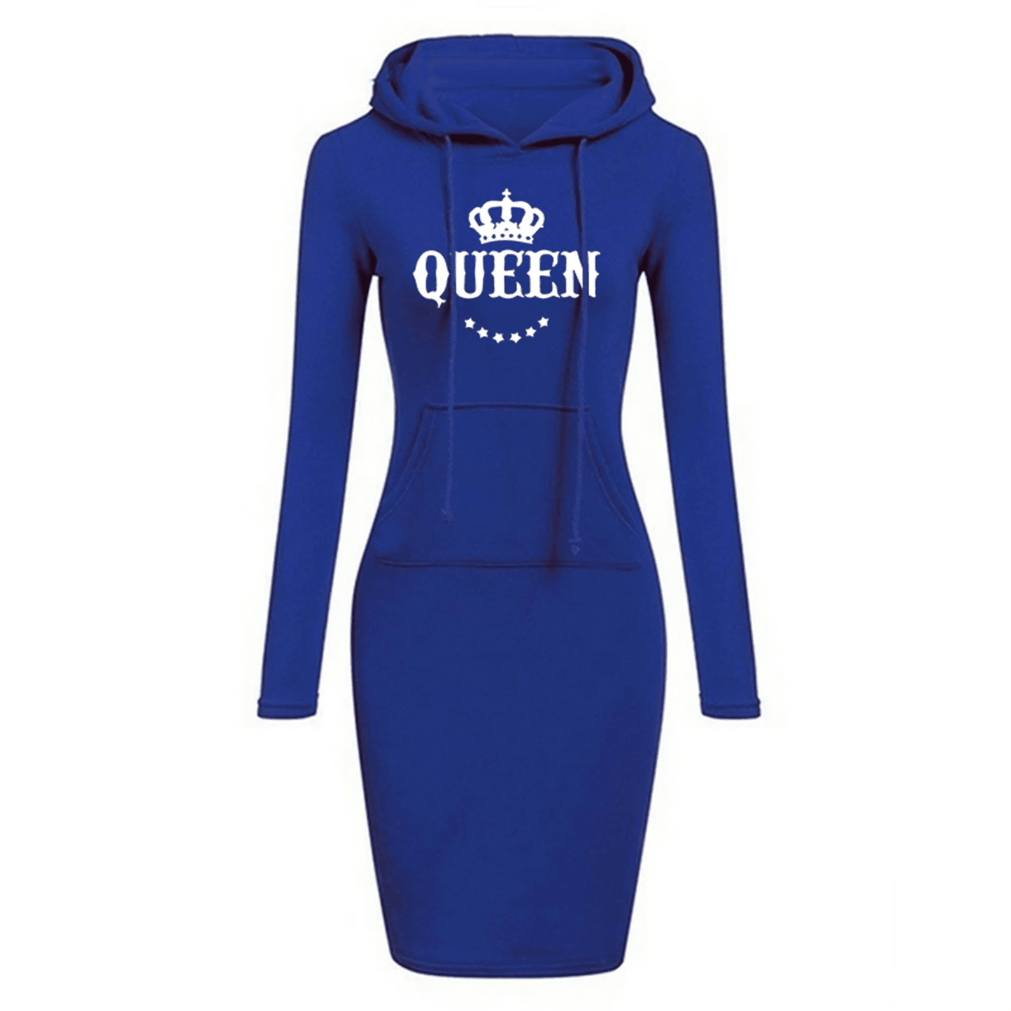 Women's Hooded Sweatshirt Dress.