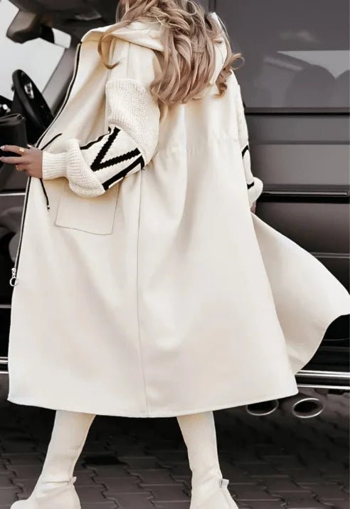 Streetwear Knitand Trench Coat.