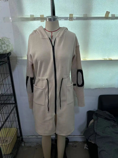 Streetwear Knitand Trench Coat.