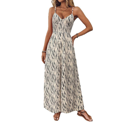 Cute Summer Fashion Women's Backless Halter Bodycon Pants with Large Bow Detail