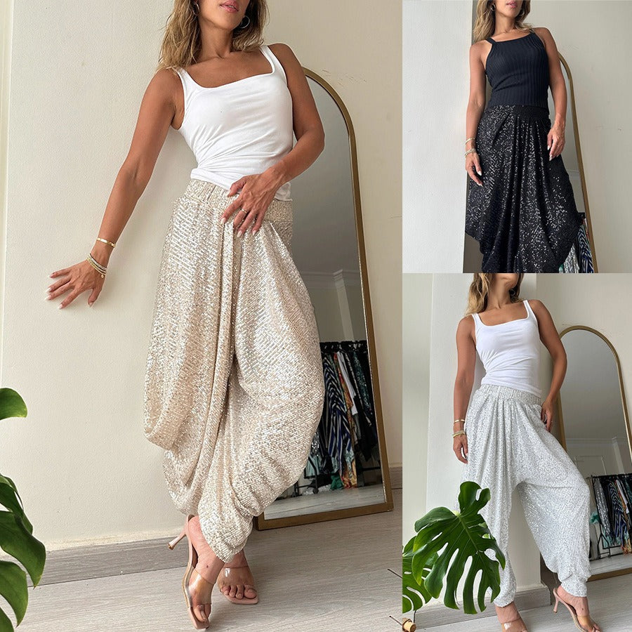 Loose Sequin Trousers
Sequin Elastic Waist Pants
Loose Sequin Wide Leg Pants
Women’s Sequin Trousers
Sparkly Sequin Casual Pants
Elastic Waist Sequin Pants
Stylish Loose Sequin Pants
Shimmer Sequin Wide Pants
Casual Sequin Trousers
Trendy Sequin Wide Leg Pants