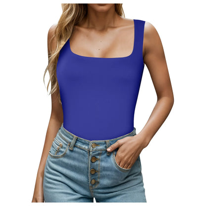 Slimming Square Neck Tank Top