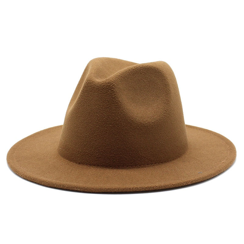 Wide Brim Solid Hat